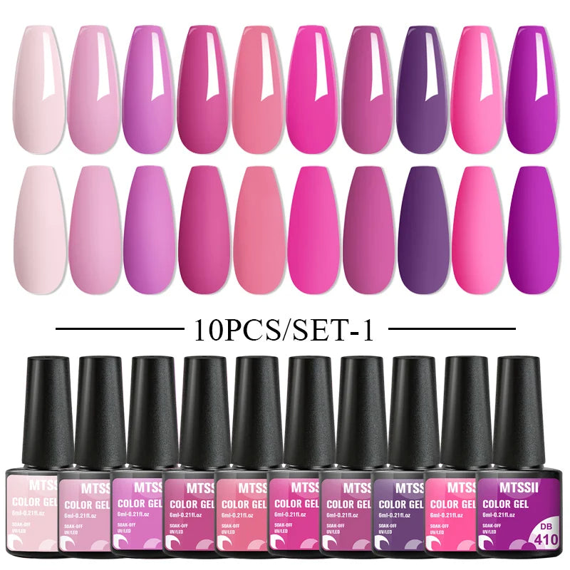 12pcs set of Gel nail polish