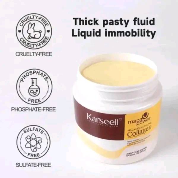 Karseell Collagen Hair Treatment Mask - Deep Repair Conditioning Argan Oil Collagen Hair Mask