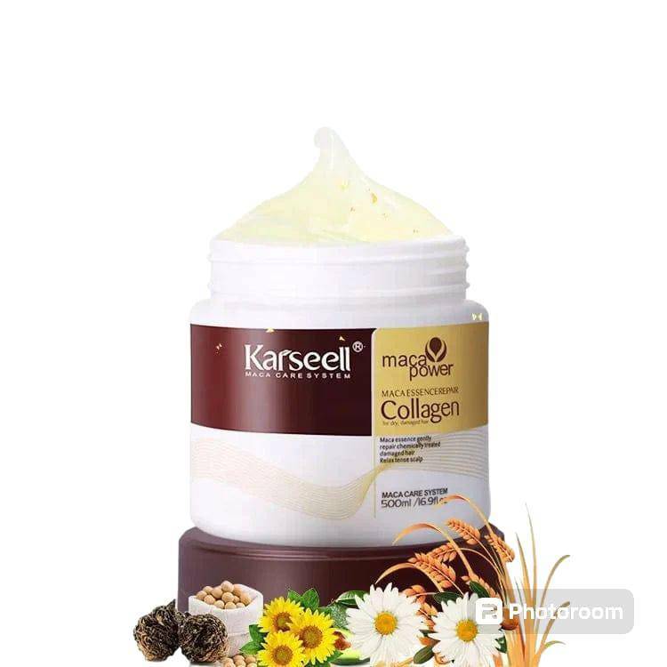 Karseell Collagen Hair Treatment Mask - Deep Repair Conditioning Argan Oil Collagen Hair Mask