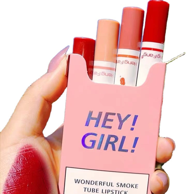 Cigarette Shape Makeup Series of 4 lipstick Makeup Set