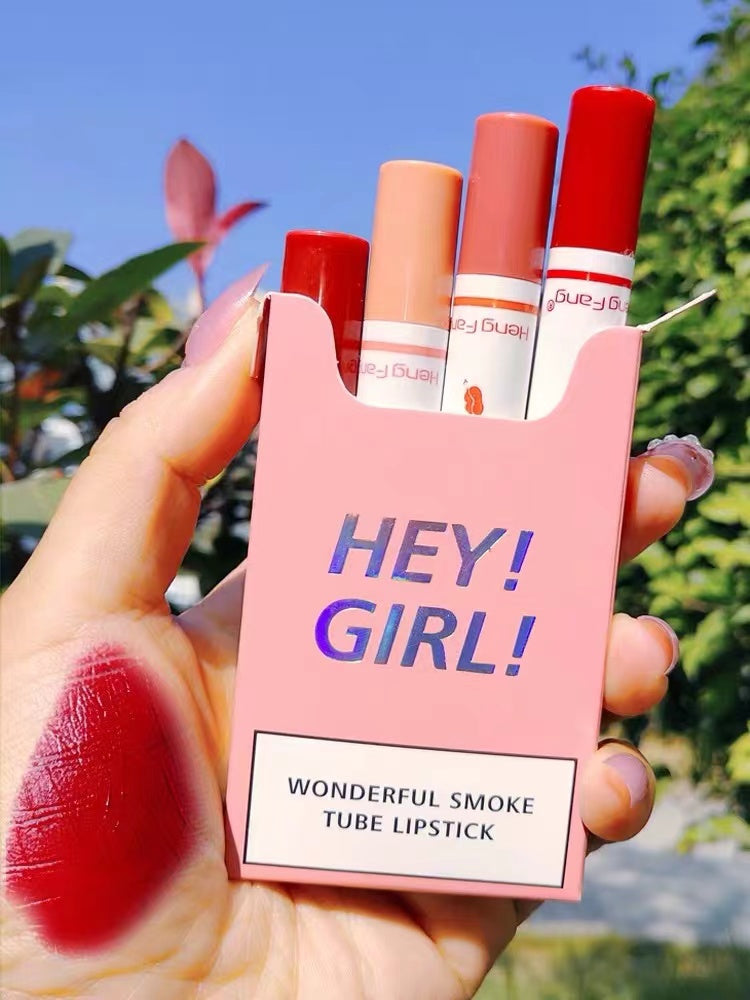Cigarette Shape Makeup Series of 4 lipstick Makeup Set